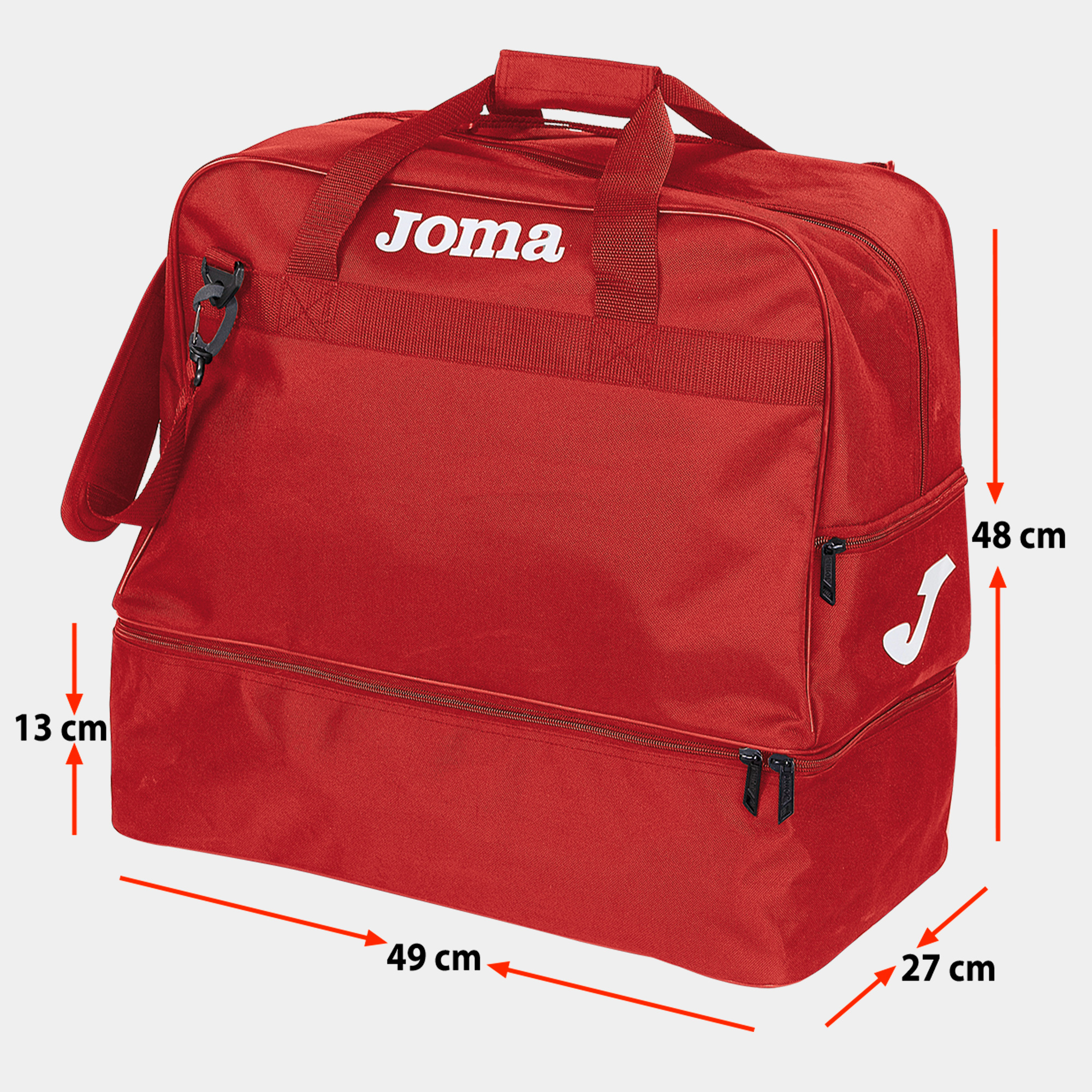 BOLSA DE DEPORTE GRANDE TRAINING III ROJO — JOMA — 400007.600