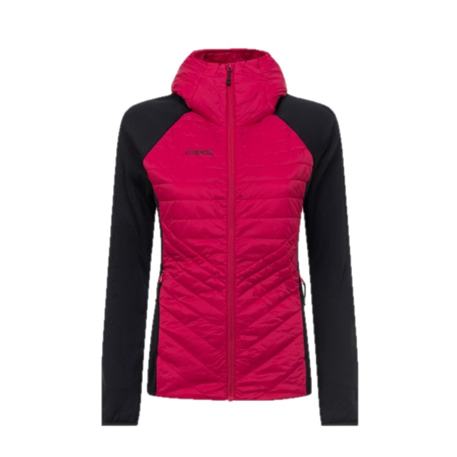 Cortavientos para mujer - Rock Manitoba 3.0 hybrid - REWJ07921 D256 - color rosa-negro