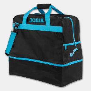 BOLSA DE DEPORTE GRANDE TRAINING III NEGRO TURQUESA FLÚOR — JOMA — 400007.116