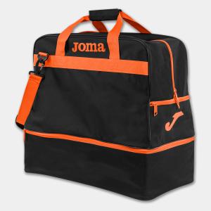 BOLSA DE DEPORTE GRANDE TRAINING III NEGRO NARANJA FLÚOR — JOMA — 400007.120