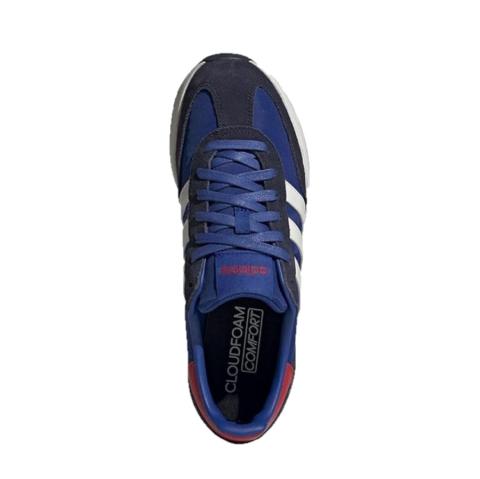 Zapatillas casual adidas Run 72 IH8590 hombre azul/blanco-rojo con amortiguación Cloudfoam