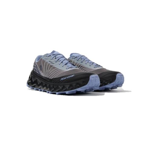 Zapatillas de trail running para hombre - NNormal Tomir 2.0 GTX - Azul Gris – Vista ángulo
